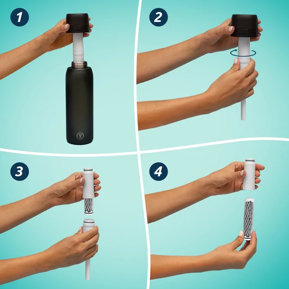 Tappwater BottlePro Ahlstrom vízszűrő filter cserélése
